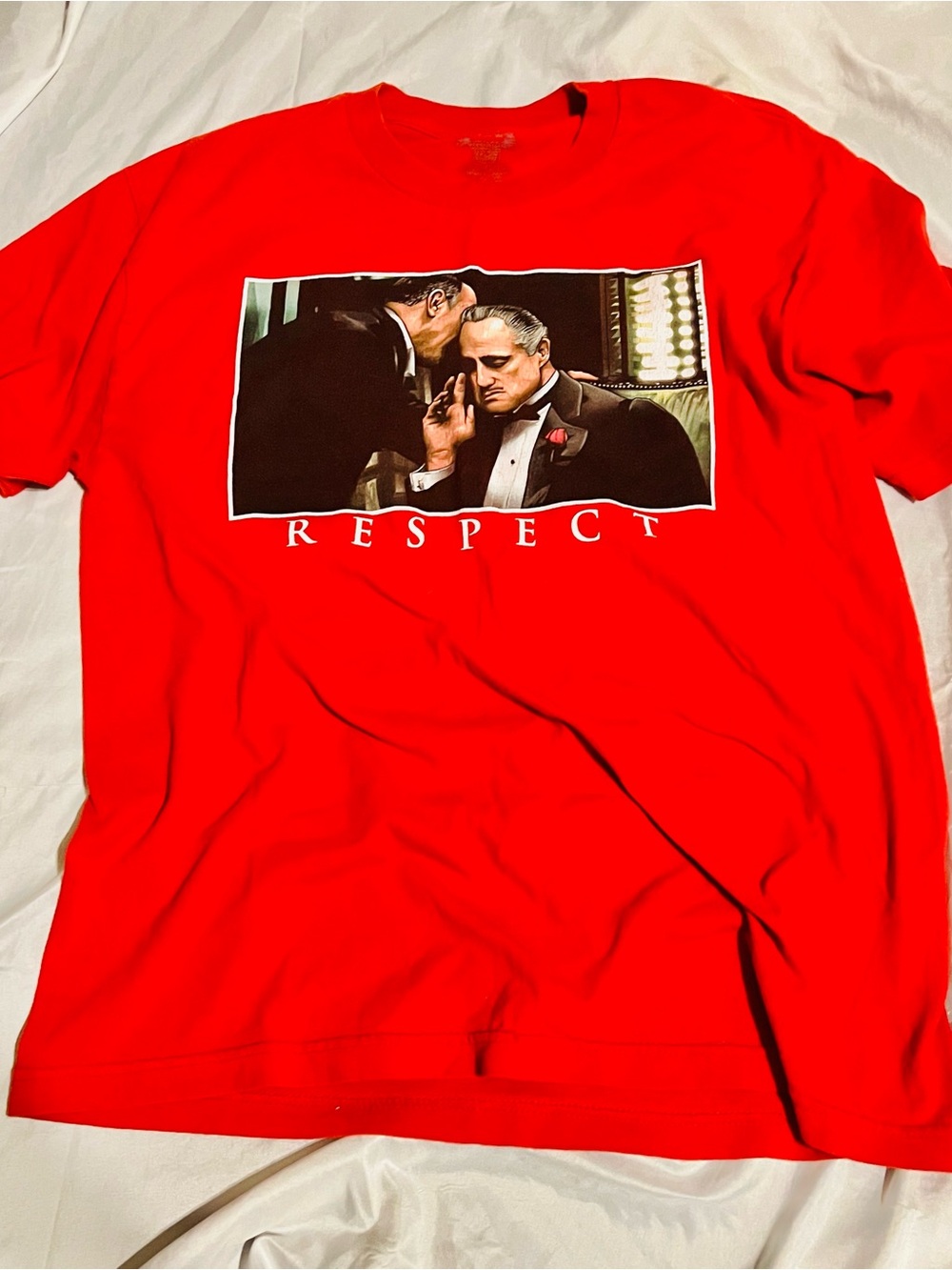 The Godfather Marlon Brando 'Respect' Graphic Short-Sleeve Tee Men’s L